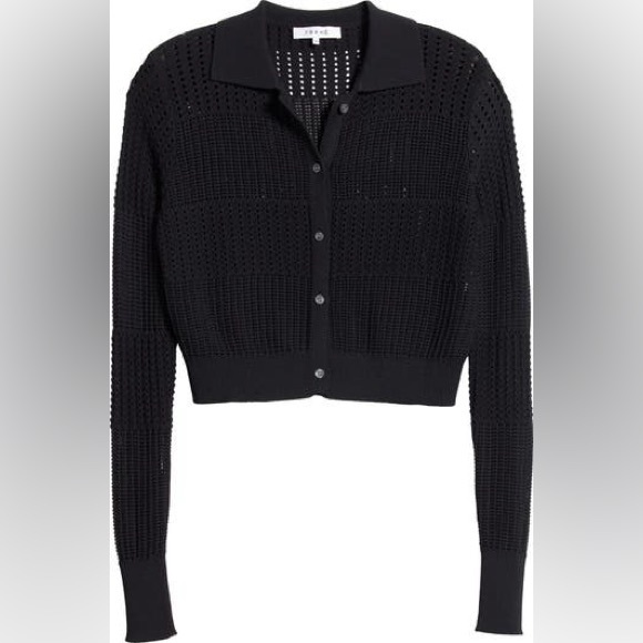 FRAME open stitch shrunken cardigan - Picture 6 of 6